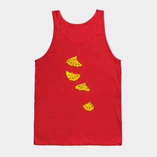 Dancing autumn leaves gingko Tank Top